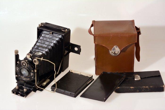 ICA Ideal 111 Falt- Plattenkamera mit Tessar Objektiv,, Audio, Tv en Foto, Fotocamera's Analoog