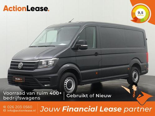 Volkswagen Crafter L3 H2 2018 €265 per maand, Auto's, Bestelauto's, Dealer onderhouden, Te koop, Zwart, Handgeschakeld, Financial lease