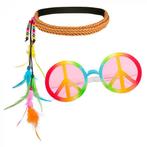 Set Hippie Regenboog 2-Delig, Hobby en Vrije tijd, Feestartikelen, Ophalen of Verzenden, Nieuw
