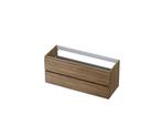 BLISS Onderkast 2 laden met handgrepen | 1200 x 450 x 520, Huis en Inrichting, Badkamer | Badkamermeubels, Verzenden, Nieuw, Wastafelkast
