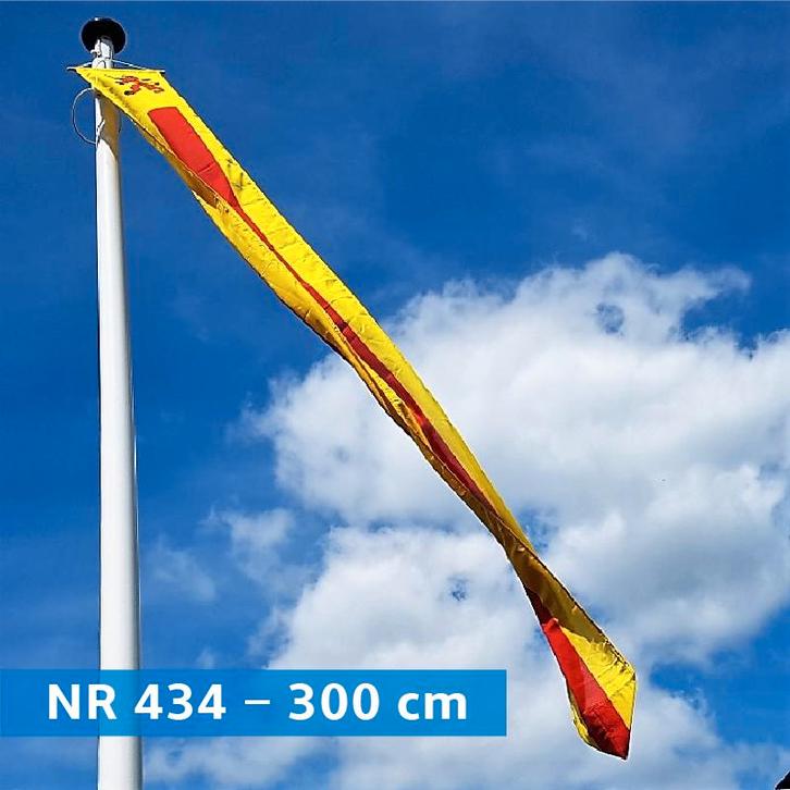 NR 434: Wimpel Zuid Holland-300cm met stokje, Diversen, Vlaggen en Wimpels, Nieuw