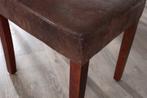 Edele koloniale stoel GENUA sigaarbruin vintage look grenen, Huis en Inrichting, Ophalen of Verzenden, Nieuw