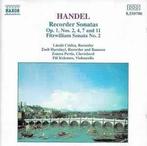cd - Handel - Recorder Sonatas, Op. 1, Nos. 2, 4, 7 And 1..., Zo goed als nieuw, Verzenden