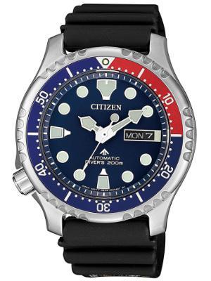 Citizen Promaster NY0086-16LE Marine automatisch, Sieraden, Tassen en Uiterlijk, Horloges | Heren, Kunststof, Nieuw, Staal, Citizen