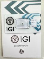 1 pcs Diamant (Natuurlijk) - 0.50 ct - Rond - D (kleurloos), Nieuw