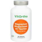 VitOrtho Magnesium Bisglycinaat en Taurine - 100 Tabletten, Verzenden, Nieuw