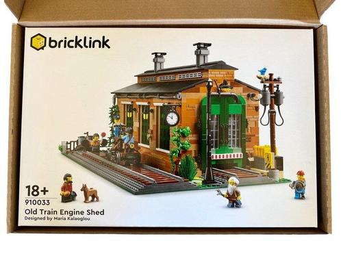 Lego - Bricklink - 910033 - Old Train Engine Shed - 2020+, Kinderen en Baby's, Speelgoed | Duplo en Lego