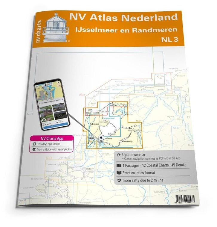 NV Atlas 2025 NL3 IJsselmeer/Randmeren, Watersport en Boten, Accessoires en Onderhoud, Nieuw, Ophalen of Verzenden