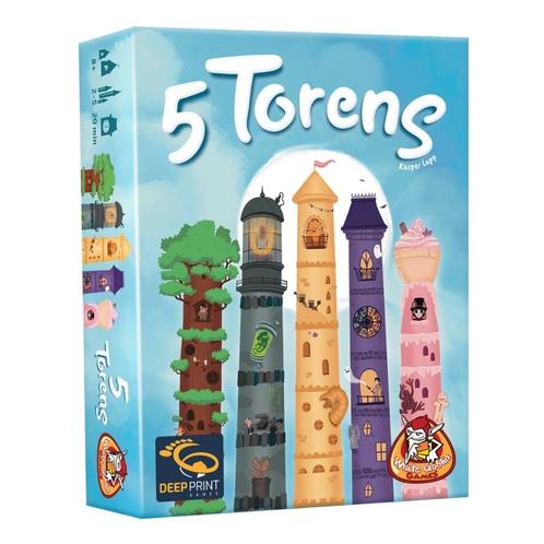 5 Torens - Kaartspel, Hobby en Vrije tijd, Gezelschapsspellen | Bordspellen, Nieuw, Verzenden