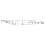 vidaXL Hondenkennel 40 panelen 100x50 cm gepoedercoat staal, Verzenden, Nieuw