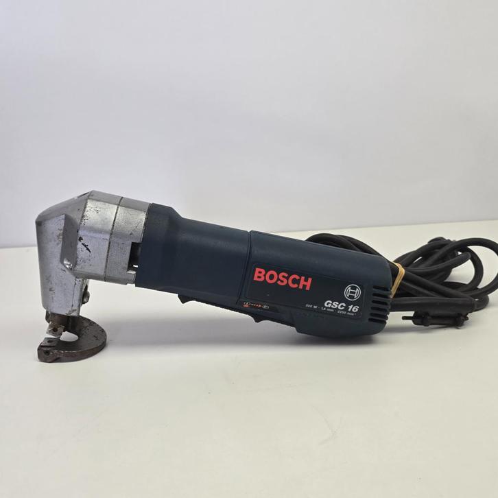 Bosch GSC 16 Plaatschaar 220V | Nette Staat, Doe-het-zelf en Verbouw, Gereedschap | Overige machines, Nieuw, Ophalen of Verzenden