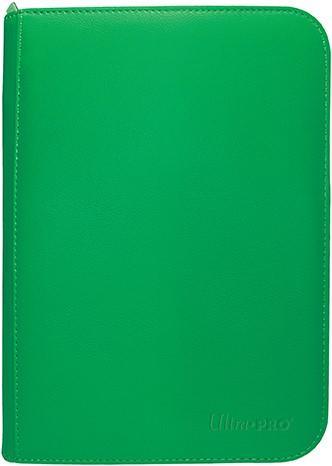 Pro-Binder Vivid 4-Pocket Zippered - Groen | Ultra Pro -, Hobby en Vrije tijd, Verzamelkaartspellen | Overige, Nieuw, Verzenden