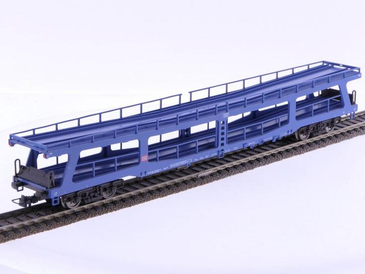 Schaal H0 Fleischmann 5290 autotransportwagen type DDm 91..., Hobby en Vrije tijd, Modeltreinen | H0, Gelijkstroom, Gebruikt, Fleischmann