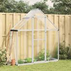 vidaXL Tuinkas met basisframe 169x58x195 cm aluminium, Tuin en Terras, Kassen, Verzenden, Nieuw