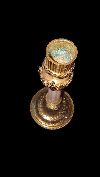 Kaarsenhouder - Brons - Antike kandelaar, Antiek en Kunst, Curiosa en Brocante