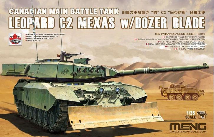 MENG-Model TS-041 Canadian Main Battle Tank Leopard C2, Hobby en Vrije tijd, Modelbouw | Auto's en Voertuigen, Overige typen, Nieuw