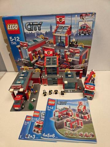 Lego Set - 7945 - City - Fire Brigade Headquarters beschikbaar voor biedingen