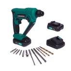 Accu boorhamer 20V - 2.0Ah | Incl. 2 accus en snellader, Doe-het-zelf en Verbouw, Gereedschap | Boormachines, Verzenden, Nieuw