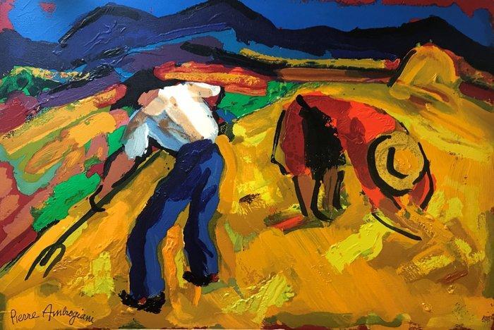 Pierre Ambrogiani (1907-1985) - Les Faucheurs, Antiek en Kunst, Antiek | Overige Antiek