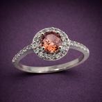 Zonder minimumprijs - Ring Zilver - Peach, Nieuw