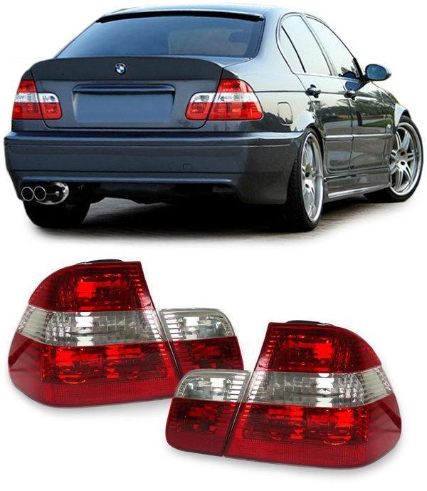 Achterlichten MW 3 serie E46 sedan rood wit 2001 2005 B6001, Auto-onderdelen, Verlichting, Nieuw, Herkomst onderdeel bekend, BMW
