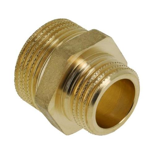 BONFIX Draad messing verloopnippel 2 x 1 bu.dr., Doe-het-zelf en Verbouw, Buizen en Afvoer, Ophalen of Verzenden