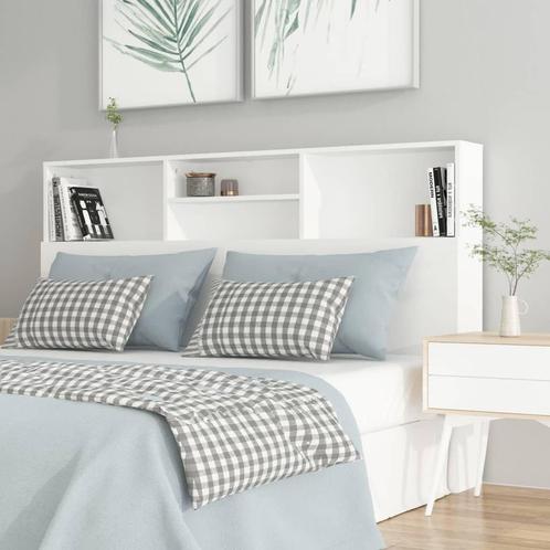 Hoofdbordkast 160x19 Wit - Tweedekansje! Stijlvol & Goedkoop, Huis en Inrichting, Slaapkamer | Bedden, 160 cm, Wit, Nieuw, Hout