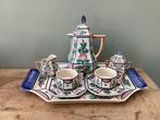 Henriot Quimper - Koffieservies (8) - Aardewerk - Tête à