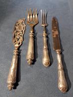 Bestekset (4) - .800 zilver - Collectie zilverwerk, Antiek en Kunst