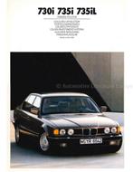 1989 BMW 7 SERIE KLEUREN EN BEKLEDING BROCHURE, Boeken, Auto's | Folders en Tijdschriften, Nieuw, BMW, Author