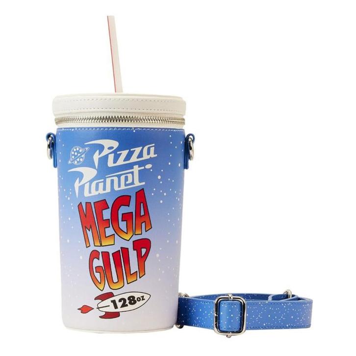 Toy Story by Loungefly Crossbody Pizza Planet Mega Gulp, Sieraden, Tassen en Uiterlijk, Tassen | Rugtassen, Zo goed als nieuw