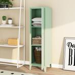 Lockerkast Kurikka metaal 137x38x38 cm pastel groen [en.casa, Huis en Inrichting, Verzenden, Nieuw