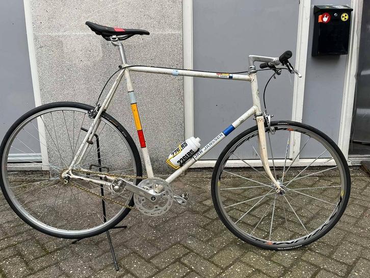 Jan Janssen wit / Single speed / maat 62, Fietsen en Brommers, Overige Fietsen en Brommers, Gebruikt, Ophalen