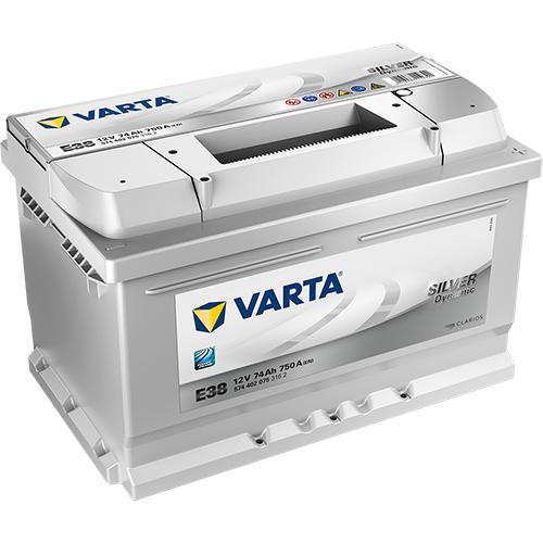 Varta Silver Dynamic E38 accu | 574 402 075 | 12V 74Ah, Auto-onderdelen, Accu's en Toebehoren, Ophalen of Verzenden