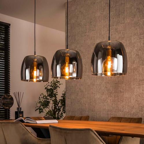 Hanglamp Drift Glass Shaded - Dimbaar - Nieuw in 2025, Huis en Inrichting, Lampen | Hanglampen, Nieuw, Glas, Kunststof, Metaal