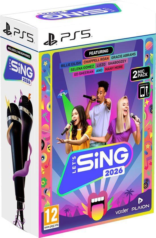 Lets Sing 2026-Incl. 2 Microfoons (PlayStation 5) NIEUW, Spelcomputers en Games, Games | Sony PlayStation 5, Nieuw, Ophalen of Verzenden