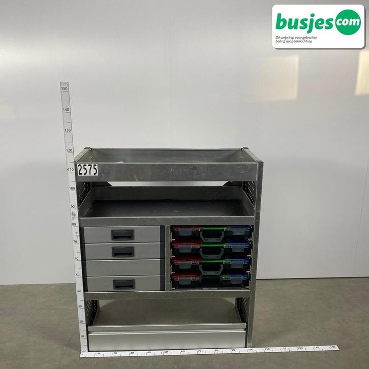 Aluca aluminium bedrijfswageninrichting gebruikt (nr 2575), Auto diversen, Overige Auto diversen, Ophalen of Verzenden