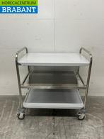 RVS Saro Serveerwagen 3 lagen 86 cm Horeca, Ophalen of Verzenden, Nieuw zonder verpakking