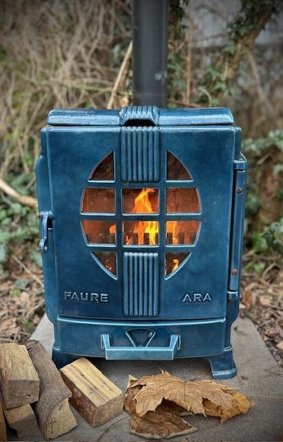 Groot aanbod klassieke Franse kachels art deco / vintage, Huis en Inrichting, Kachels, Houtkachel, Vrijstaand, Gebruikt, Hout