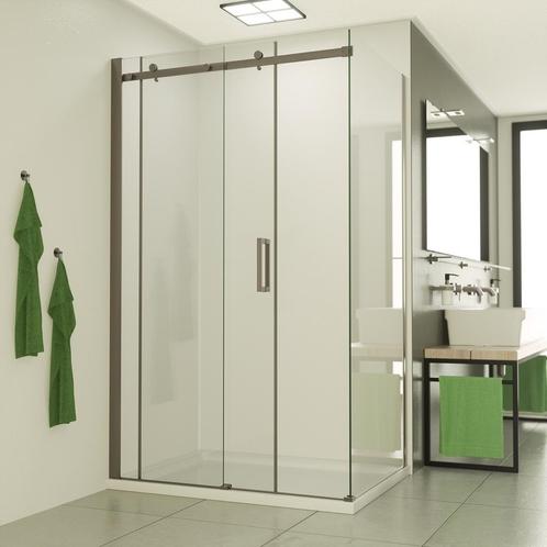 Douchecabine BWS Supreme 120x100 cm Nano Coating RVS Profiel, Doe-het-zelf en Verbouw, Sanitair, Douche, Nieuw, Ophalen of Verzenden