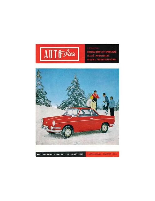 1961 AUTOVISIE MAGAZINE 10 NEDERLANDS, Boeken, Auto's | Folders en Tijdschriften