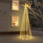 vidaXL Kegelkerstboom 310 LEDs 100x300 cm warmwit, Diversen, Kerst, Nieuw, Verzenden