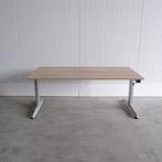 Zettoe Slinger zit-zit bureau, 160x80cm, H62-82cm, BR82, Ophalen of Verzenden, In hoogte verstelbaar, Gebruikt, Bureau