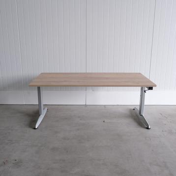 Zettoe Slinger zit-zit bureau, 160x80cm, H62-82cm, BR82 beschikbaar voor biedingen
