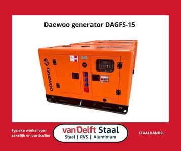 Daewoo generator DAGFS-15 15.0 KVA AVR € 5.125,00 beschikbaar voor biedingen