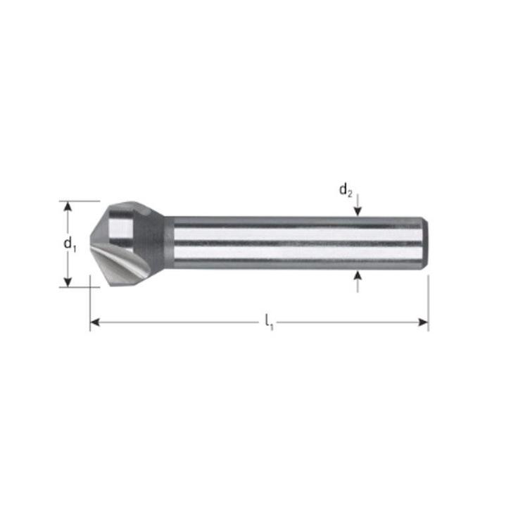 Rotec HSS-G Verzinkfrees 120°, Vorm C, ø12,4, Doe-het-zelf en Verbouw, Gereedschap | Boormachines, Nieuw, Verzenden