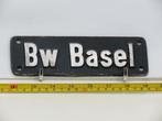 Lokschild Bw Basel (Spoorwegen 1:1), Verzamelen, Spoorwegen en Tramwegen, Ophalen of Verzenden, Gebruikt, Overige typen