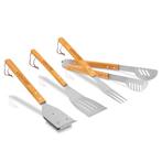 BBQ Gereedschapset - RVS | Incl. Tang, vork, spatel en, Tuin en Terras, Houtskoolbarbecues, Verzenden, Nieuw, VONROC