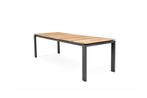 SUNS Savona tuintafel matt royal grey met teak blad 220 x, Ophalen of Verzenden, Nieuw