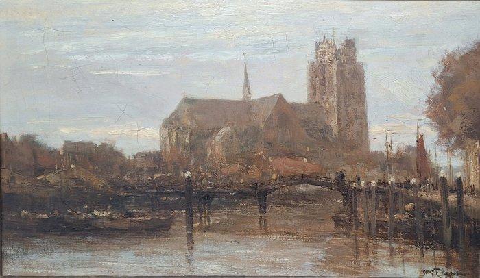 Willem G. F. Jansen (1871-1949) - Kalkoven te Dordrecht, Antiek en Kunst, Kunst | Schilderijen | Klassiek